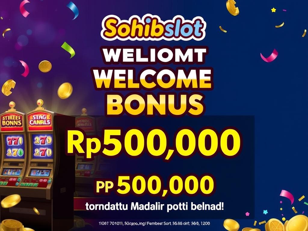 Bonus selamat datang untuk member baru daftar sohibslot