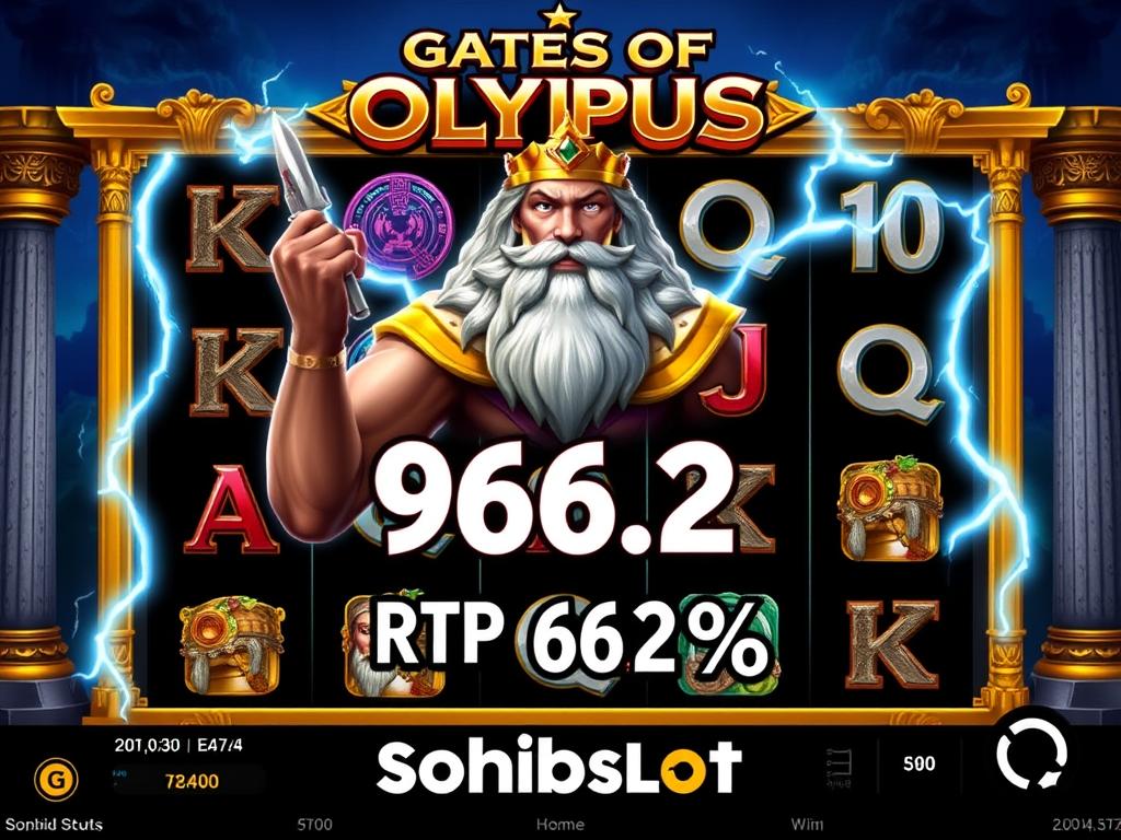 Game slot gacor Gates of Olympus di platform Sohibslot