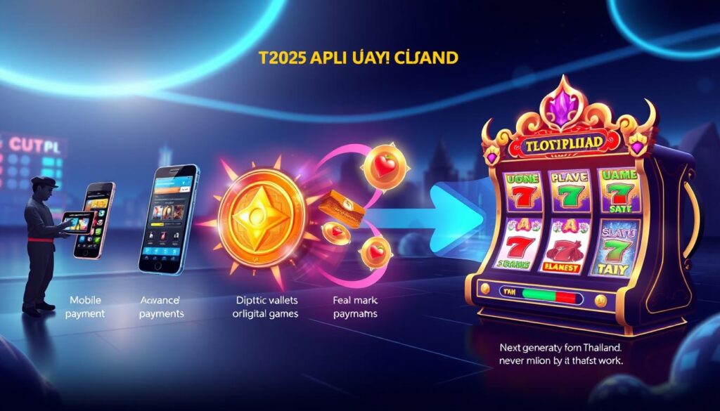 Ilustrasi masa depan slot pulsa Thailand dengan teknologi pembayaran terbaru