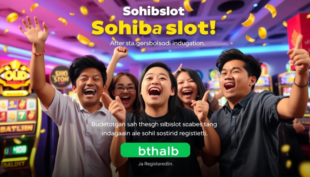 Ilustrasi pemain yang menikmati permainan setelah berhasil daftar sohibslot