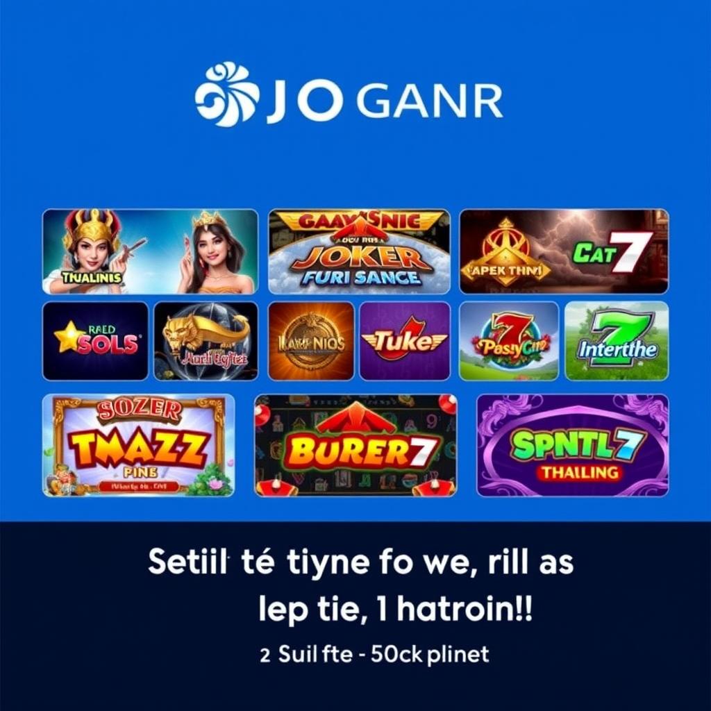 Logo provider slot pulsa Thailand Joker Gaming