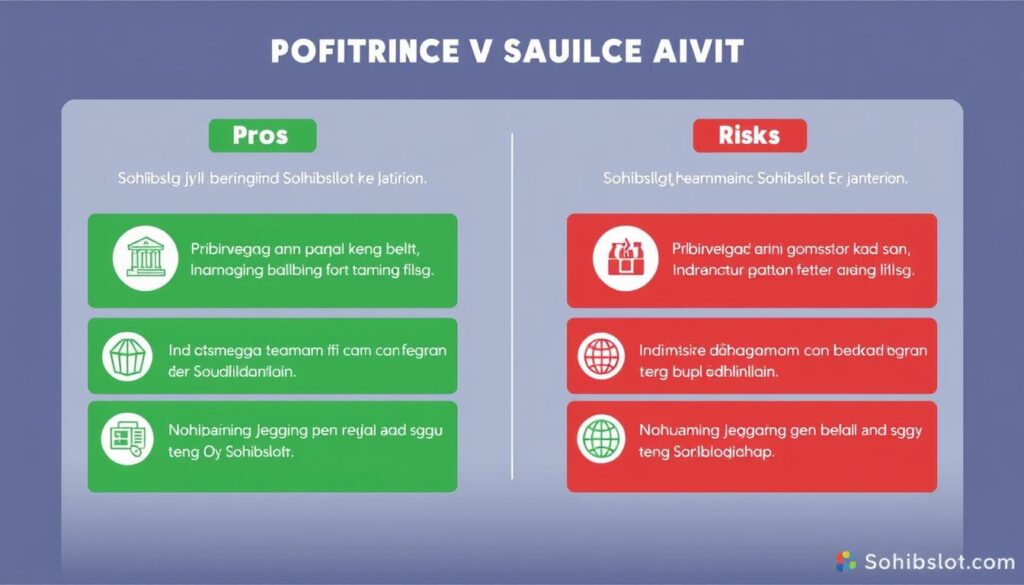 Perbandingan keuntungan dan risiko bermain slot gacor di Sohibslot