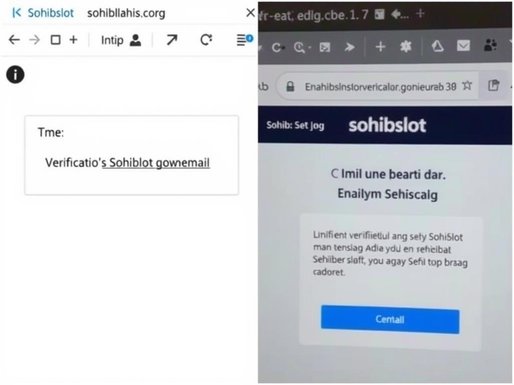 Proses verifikasi email untuk daftar sohibslot